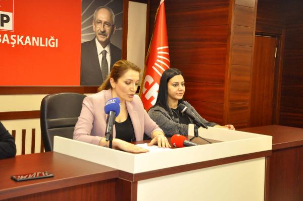 CHP’li kadınlardan tepki