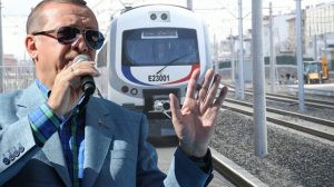Cumhurbaşkanı Recep Tayyip Erdoğan, Kayaş Tren Garı'nda düzenlenen Başkentray Açılış