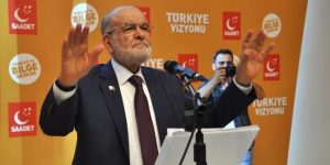 Saadet Partisi'nin seçim beyannamesini SP Genel Başkanı Temel Karamollaoğlu açıkladı.