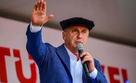 CHP Cumhurbaşkanı adayı Muharrem İnce, seçim çalışmaları için İzmir'e gitti,