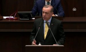 Cumhurbaşkanı Recep Tayyip Erdoğan, Ak Parti grup toplantısında konuştu. CHP