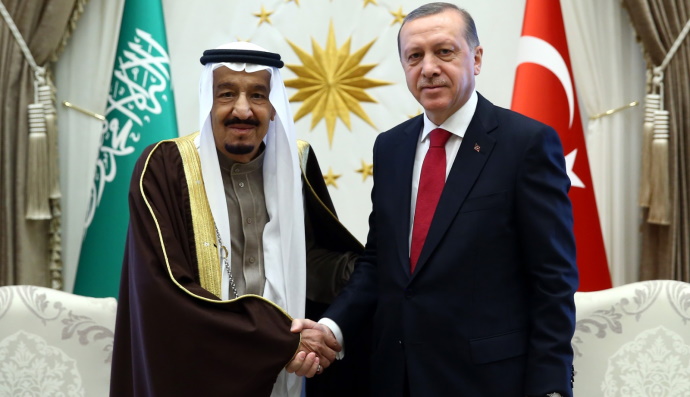 Cumhurbaşkanı Erdoğan, Suudi Kralı Selman ile görüştü