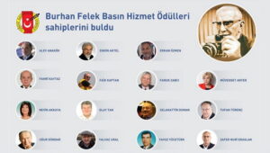 Türkiye Gazeteciler Cemiyeti Burhan Felek Ödülleri sahiplerini buldu. Burhan Felek