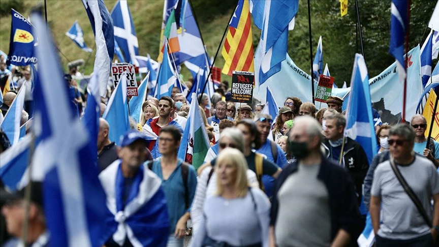 İskoçlar, bağımsızlık için yürüdü