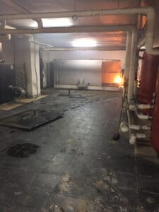 TRABZON (AA) – Trabzon'un Yomra ilçesinde bir apartmanda çıkan yangında