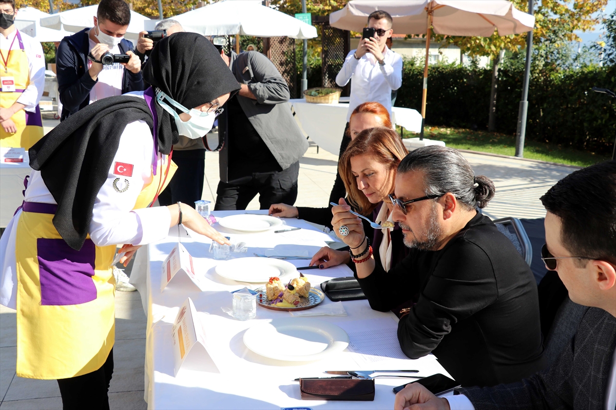 “5. Safran Festivali” kapsamında yemek yarışması yapıldı