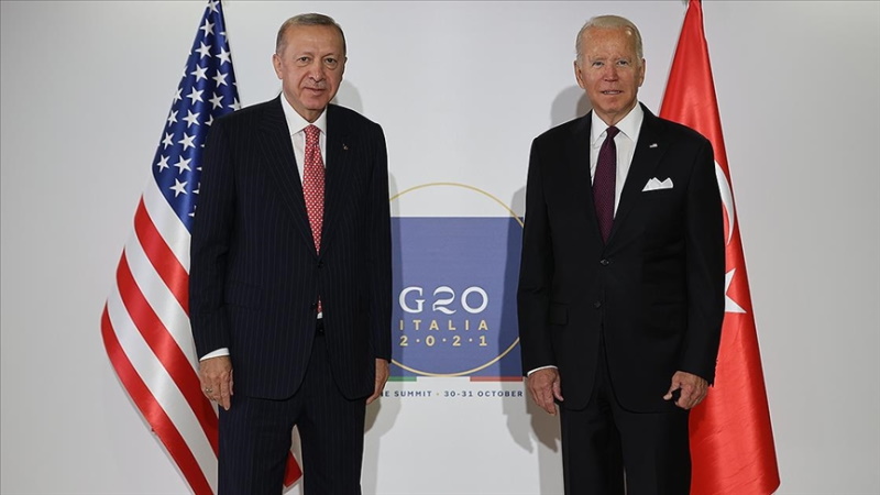 Cumhurbaşkanı Erdoğan’ın ABD Başkanı Biden ile görüşmesi başladı