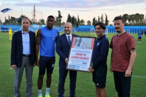 ADANA (AA) – Süper Lig takımlarından Adana Demirspor'da futbolcular, Sağlık