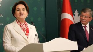İYİ Parti Genel Başkanı Meral Akşener, Gelecek Partisi Genel Başkanı