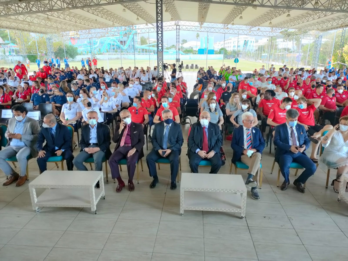 Avrupa Oturarak Voleybol Şampiyonası'nın açılış töreni gerçekleştirildi
