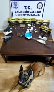 BALIKESİR (AA) – Balıkesir'in Edremit ilçesinde düzenlenen uyuşturucu operasyonunda gözaltına