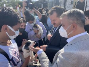 BALIKESİR (AA) – Balıkesir'in İvrindi ilçesindeki Sokak Hayvanları Geçici Bakımevi