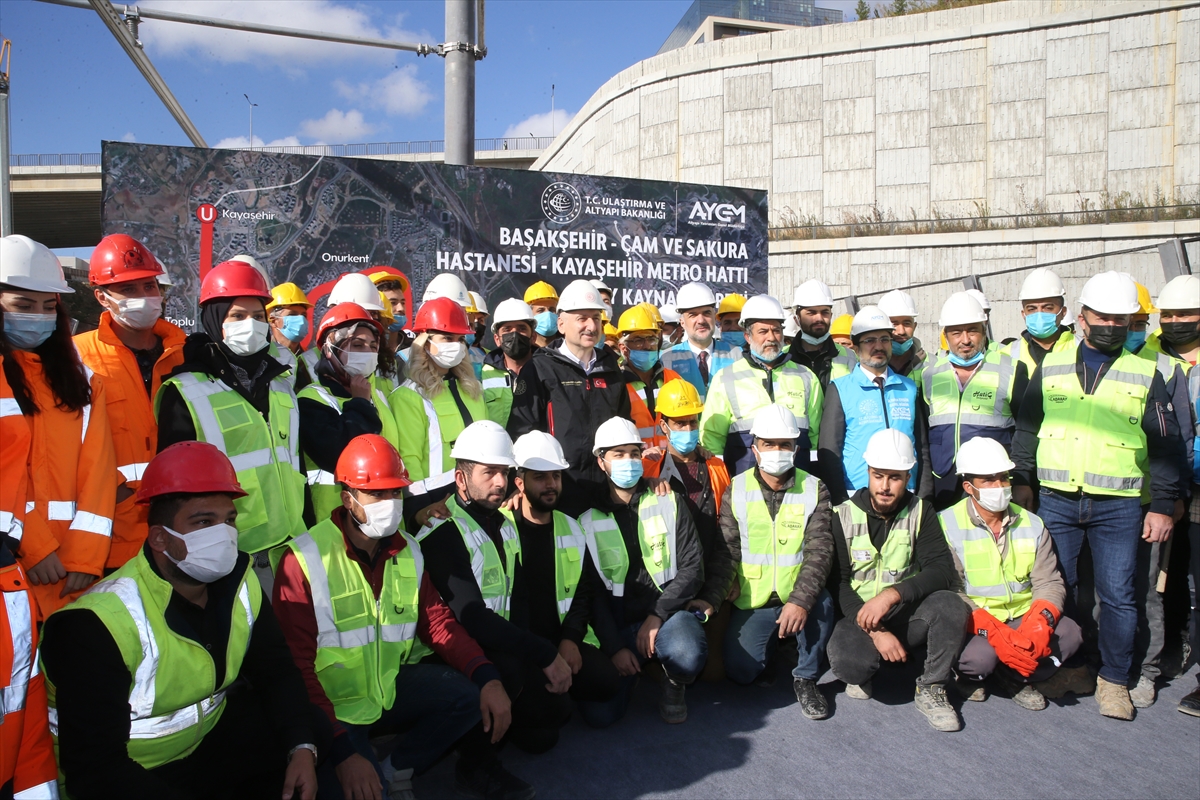 Başakşehir-Kayaşehir metro hattının yüzde 72'si tamamlandı