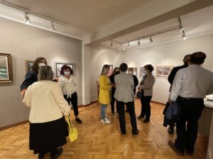 ANKARA (AA) – Başkentte açılan, goblen tekniğiyle yapılan resimlerin yer