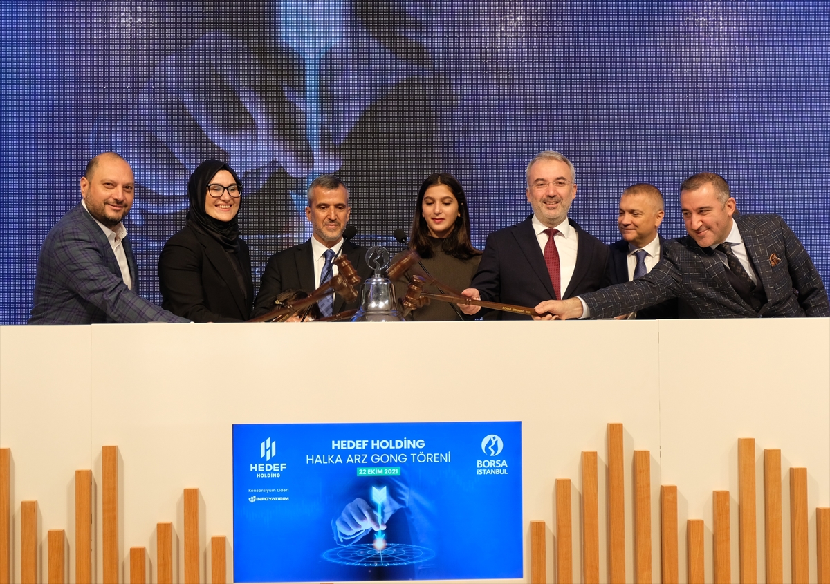 Borsa İstanbul'da gong Hedef Holding için çaldı