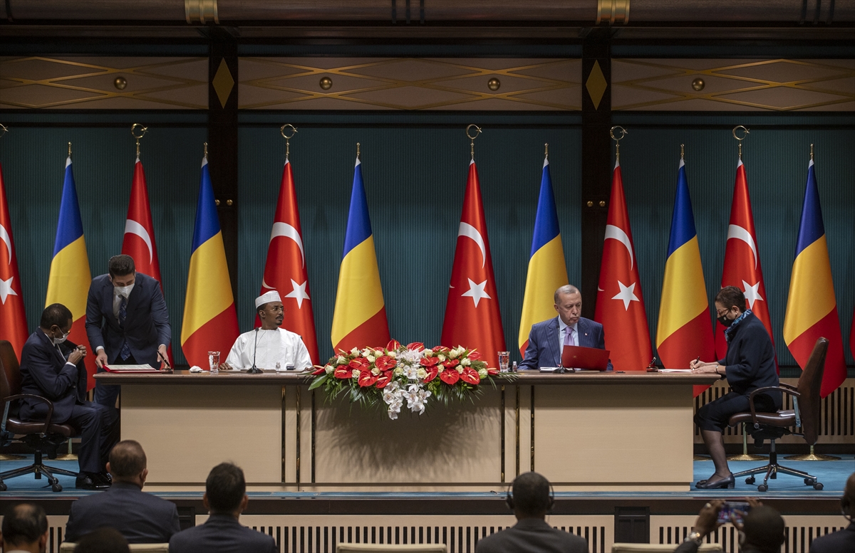 Cumhurbaşkanı Erdoğan Çad Geçiş Dönemi Devlet Başkanı Itno ile ortak basın toplantısında konuştu:
