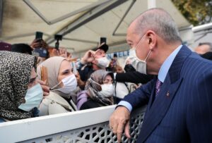 İSTANBUL (AA) – Cumhurbaşkanı Recep Tayyip Erdoğan, cuma namazını Eyüp