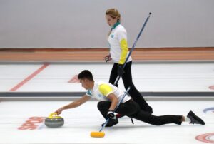 ERZURUM (AA) – Curlingde 2022 Kış Olimpiyat Oyunları ön eleme