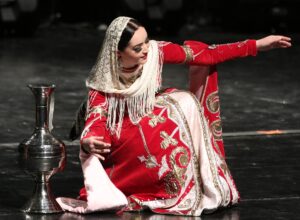 SİVAS (AA) – Kabardey-Balkar Cumhuriyeti Devlet Akademik Halk Dansları Topluluğu