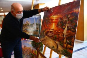 Nevşehir’in Ürgüp ilçesinde emekli olduktan sonra kızının tavsiyesiyle hobi amaçlı