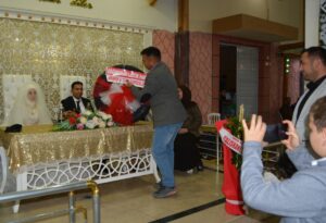 GAZİANTEP (AA) – Gaziantep'in İslahiye ilçesinde servis şoförünün düğün töreninde,