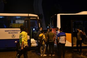 GAZİANTEP (AA) – Gaziantep'te şehir içi yolcu taşımacılığı yapan iki