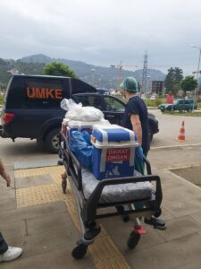 GİRESUN (AA) – Giresun'da trafik kazasında yaralanan ve tedavi gördüğü