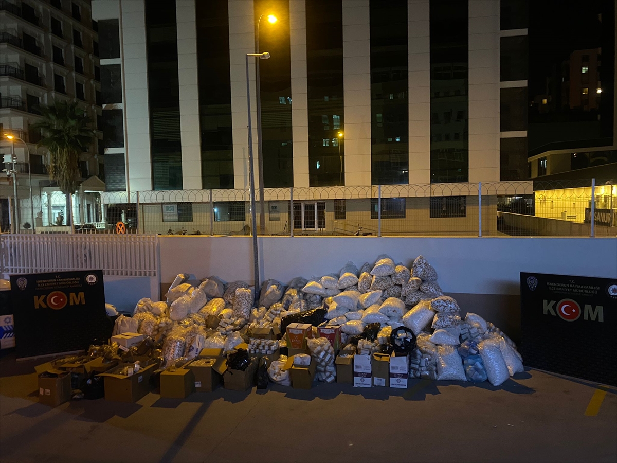 Hatay'da kaçak sigara imalathanesine düzenlenen operasyonda bir kişi yakalandı