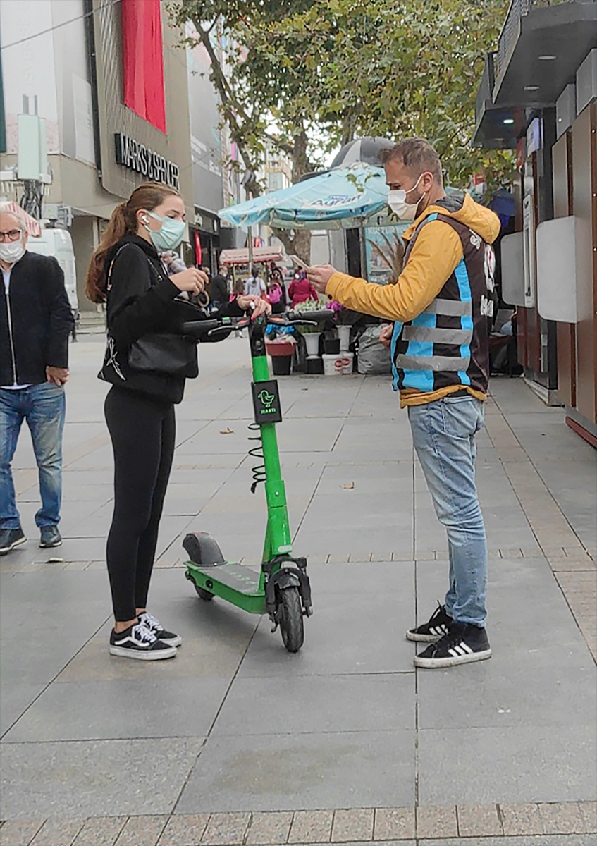 İstanbul'da elektrikli scooter kullanımına ilişkin denetimler sürüyor