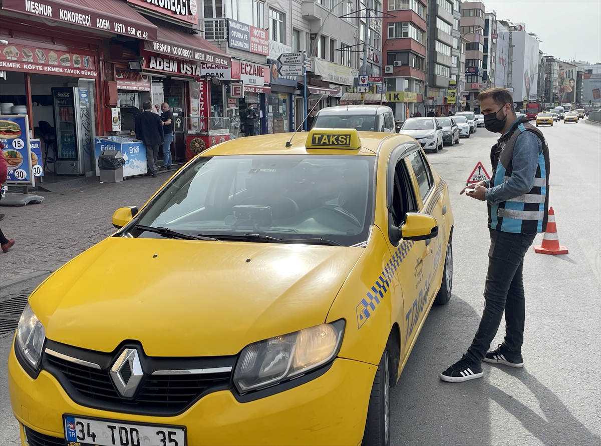 İstanbul'da taksi denetimleri sürüyor