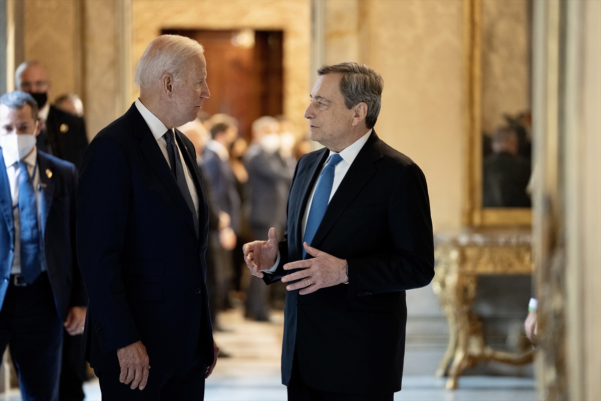 İtalya Başbakanı Draghi, ABD Başkanı Biden ile görüştü