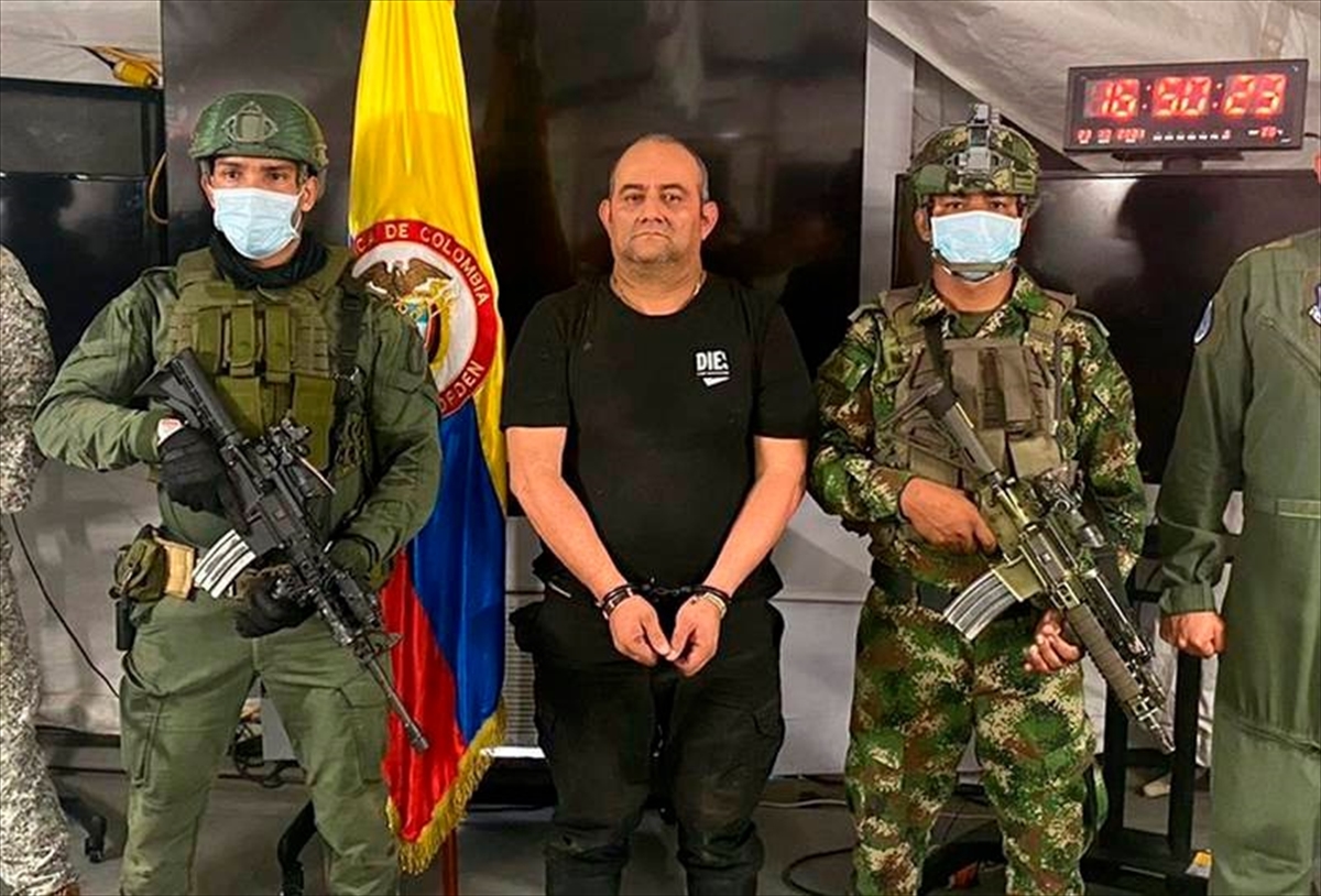 Kolombiya'nın en çok aranan uyuşturucu kaçakçısı “Otoniel” lakaplı örgüt elebaşı yakalandı