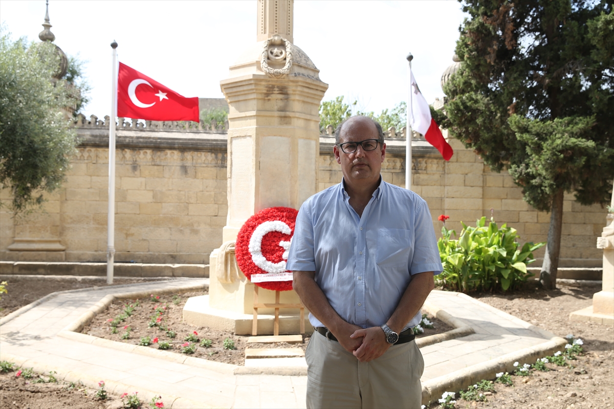 Malta Türk Şehitliği, görkemli mimarisiyle dikkati çekiyor