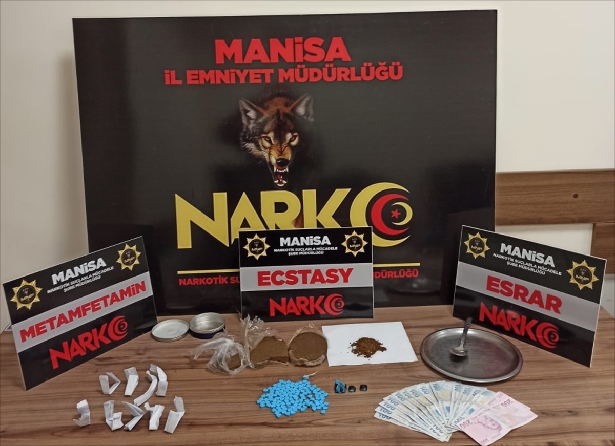 Manisa'daki uyuşturucu operasyonunda yabancı uyruklu 2 kişi tutuklandı