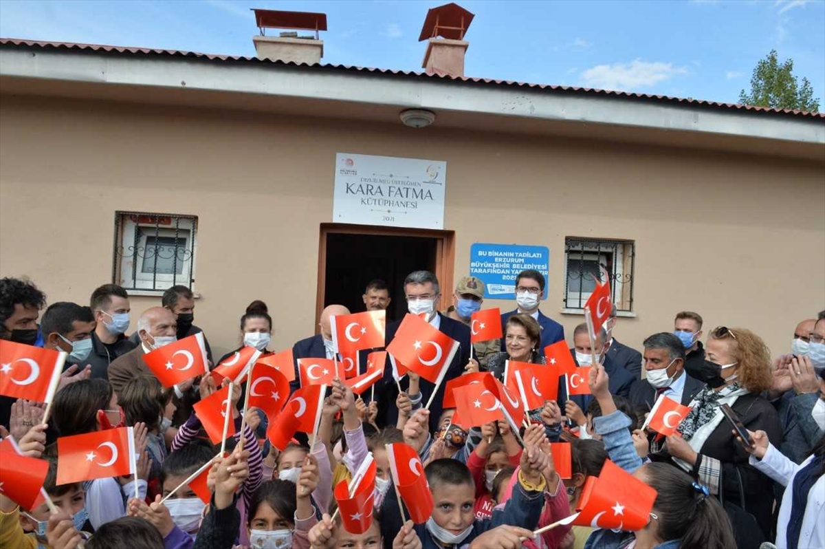 Milli Mücadele'nin kahramanı “Kara Fatma”nın adı Erzurum'da kütüphaneye verildi