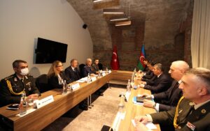 - Görüşmede, savunma ve güvenlik ile savunma sanayi alanlarındaki iş