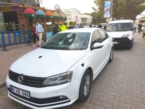 OSMANİYE (AA) – Osmaniye'de park halindeki otomobile tüfekle ateş açan