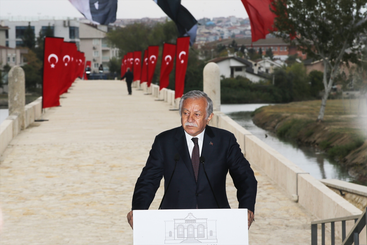 Restorasyonu tamamlanan Silivri Mimar Sinan Köprüsü ile Kısa Köprü açıldı