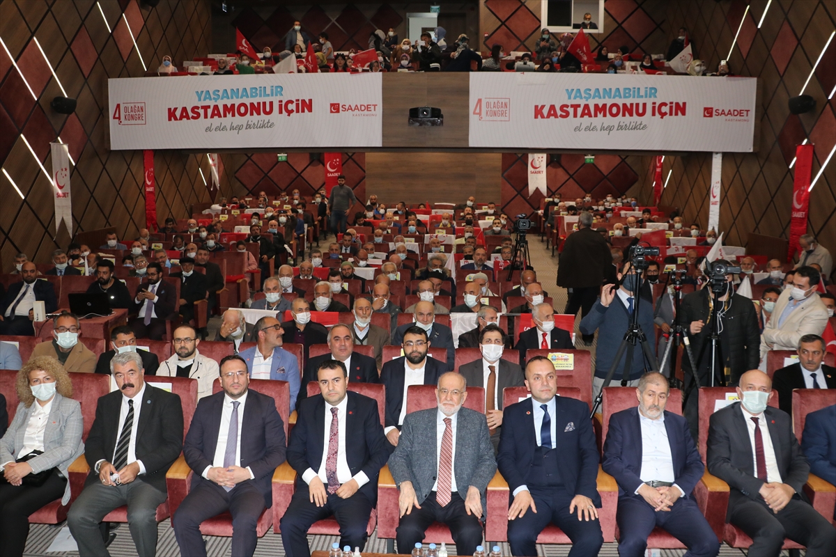 Saadet Partisi Genel Başkanı Karamollaoğlu Kastamonu'da konuştu: