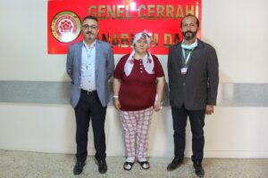 SİVAS (AA) – Sivas'ta bir kadın hasta, kentte ilk kez