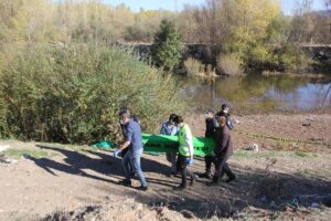 SİVAS (AA) – Sivas'ın Zara ilçesinde Kızılırmak kenarında bir kişinin