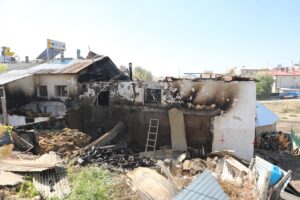 SİVAS (AA) – Sivas'ın Kangal ilçesinde bir evde çıkan yangın