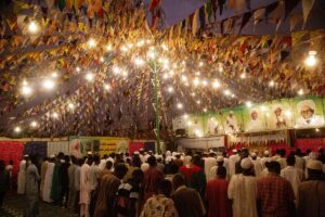 Mevlit Kandili, Sudan’ın başkenti Hartum’daki meydanlarda binlerce kişinin katıldığı etkinliklerle
