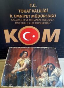 TOKAT (AA) – Tokat'ın Niksar ilçesinde düzenlenen tarihi eser operasyonunda