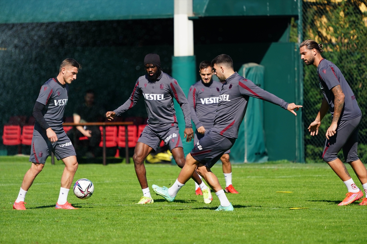 Trabzonspor, Göztepe maçı hazırlıklarını sürdürdü