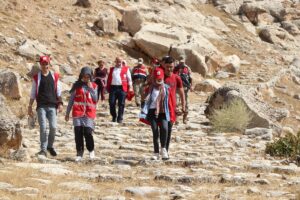 SİİRT (AA) – Siirt'te Türk Kızılay gönüllüleri, Botan Vadisi Milli