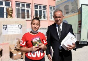 Almanya’da yaşayan Ersin Bilge, çocukluk hayalini gerçekleştirmek için geldiği Aksaray’da,