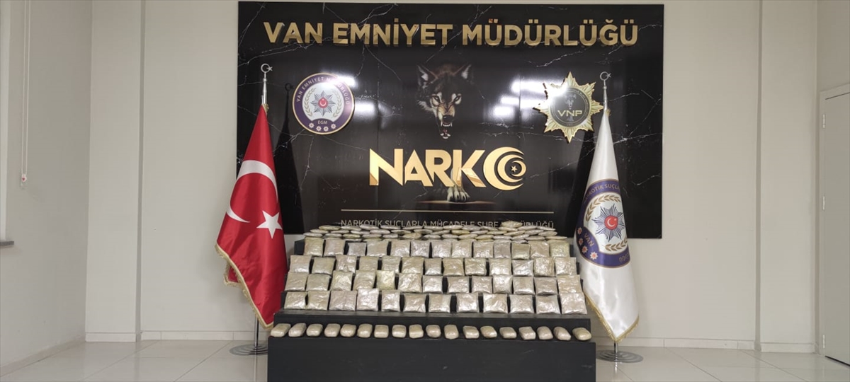 Van'da bir evde 40 kilo 40 gram eroin bulundu