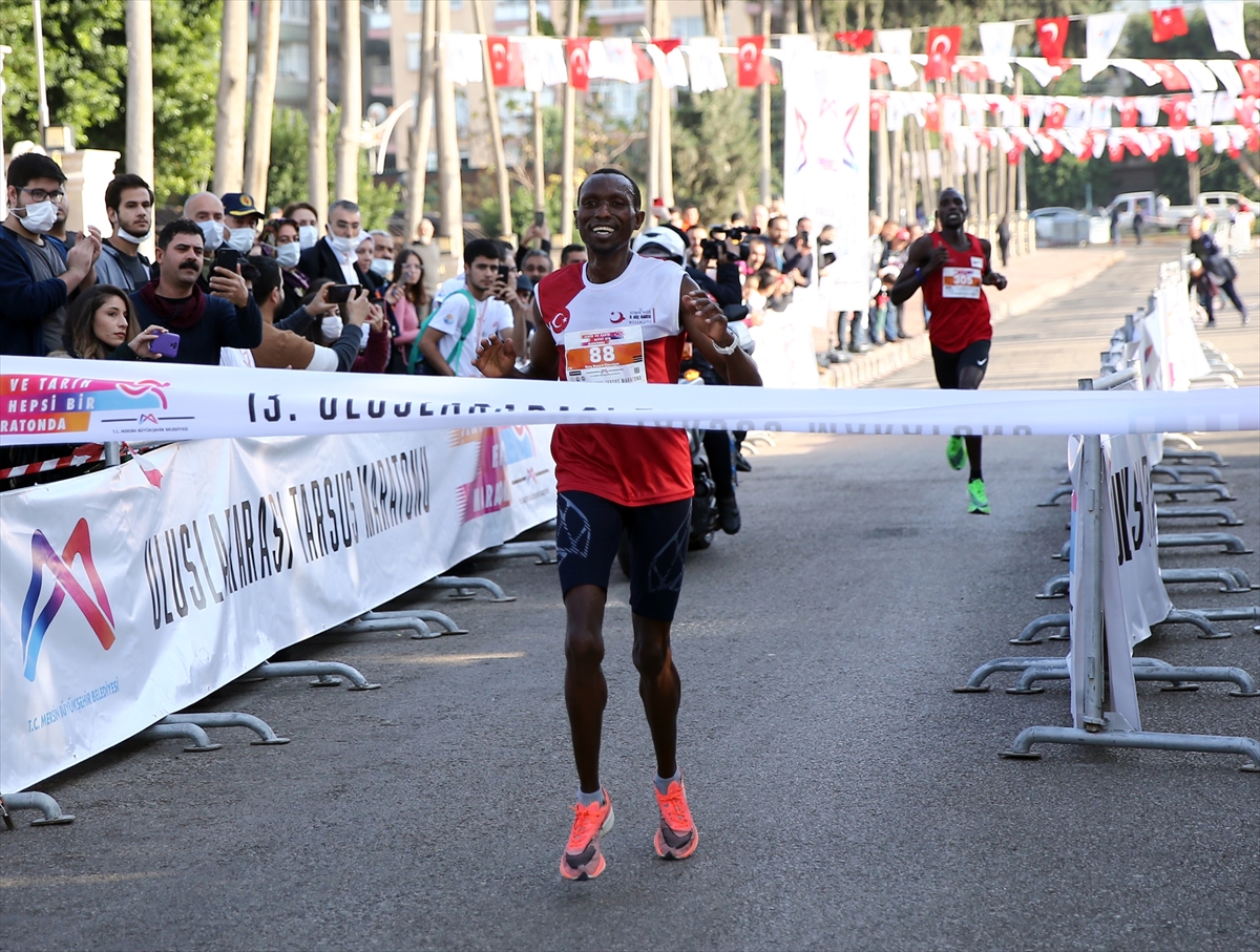 13. Tarsus Uluslararası Yarı Maratonu'nun kazananı Kenyalı sporcular oldu