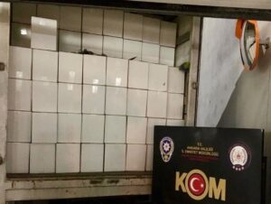 ANKARA (AA) – Ankara Emniyet Müdürlüğü Kaçakçılık Suçlarıyla Mücadele Şube